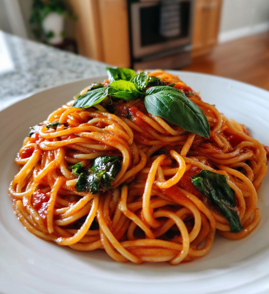 Spaghetti al Pomodoro e Basilico