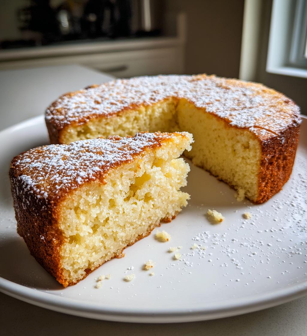 Torta di ricotta con un tocco di cannella