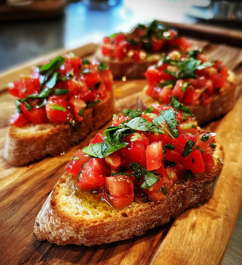 Traditional Bruschetta al Pomodoro