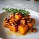 Zucca al forno con miele e noci