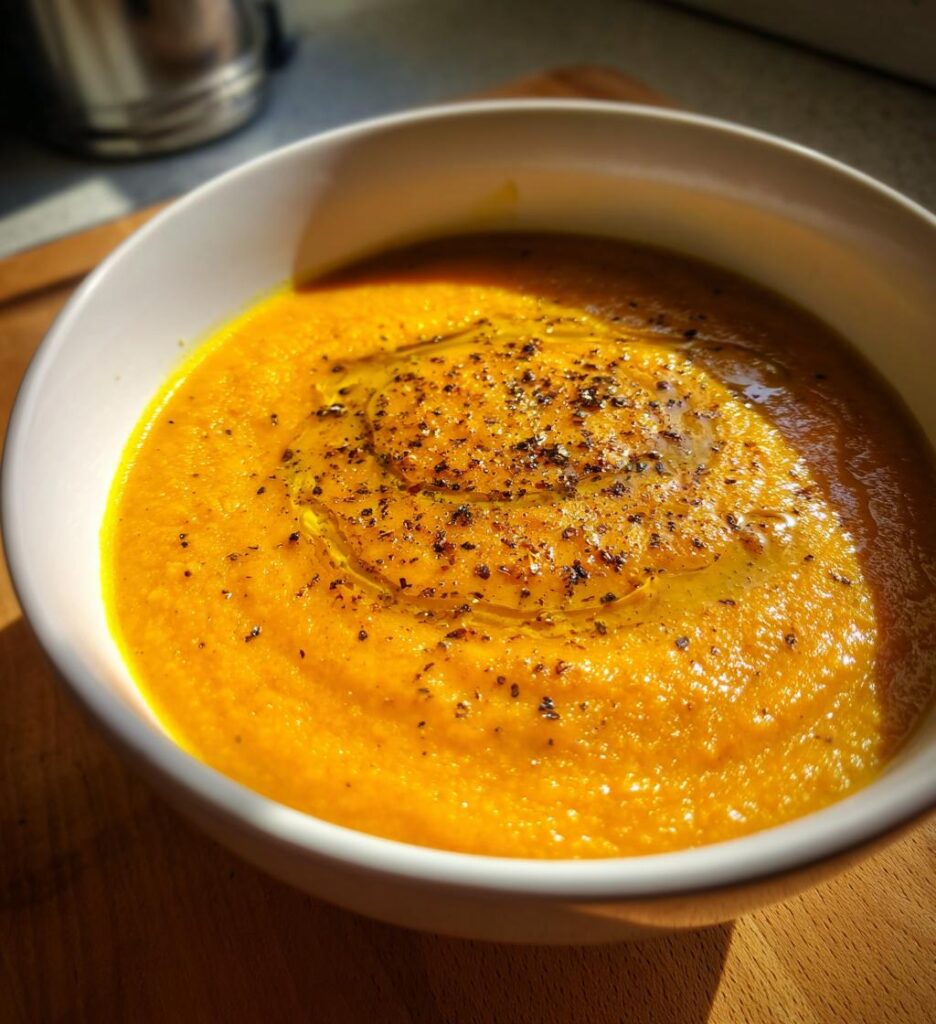 Zuppa di zucca e carote