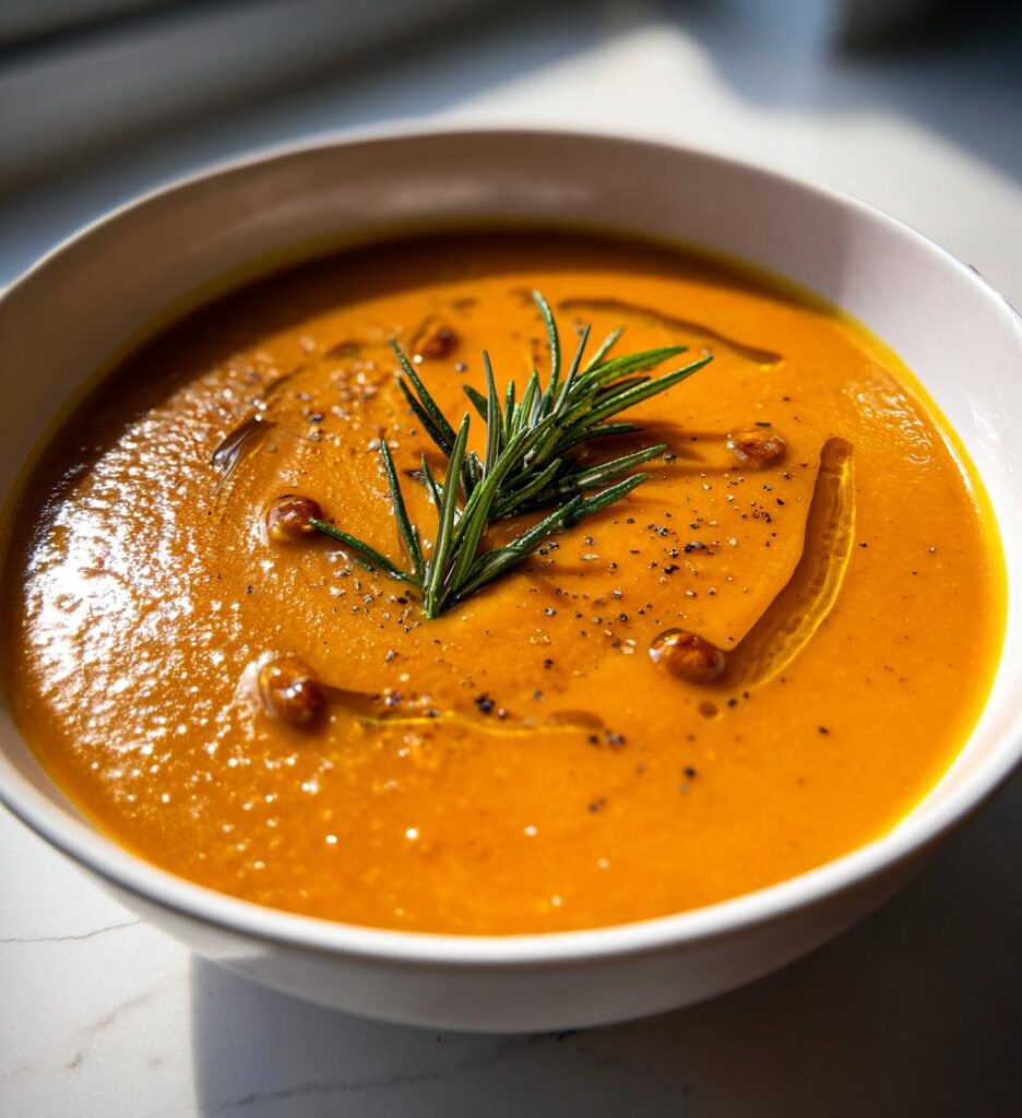 Zuppa di zucca e castagne