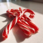 bastoncini di zucchero natale