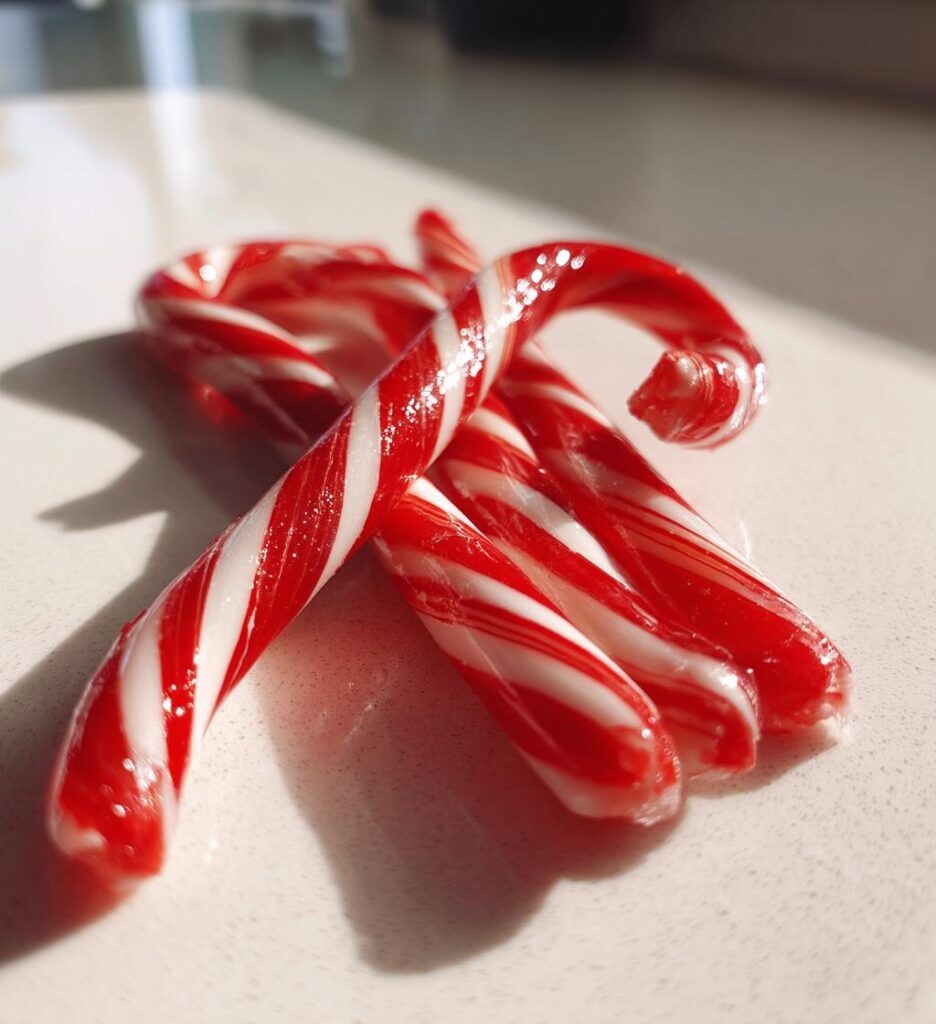 bastoncini di zucchero natale