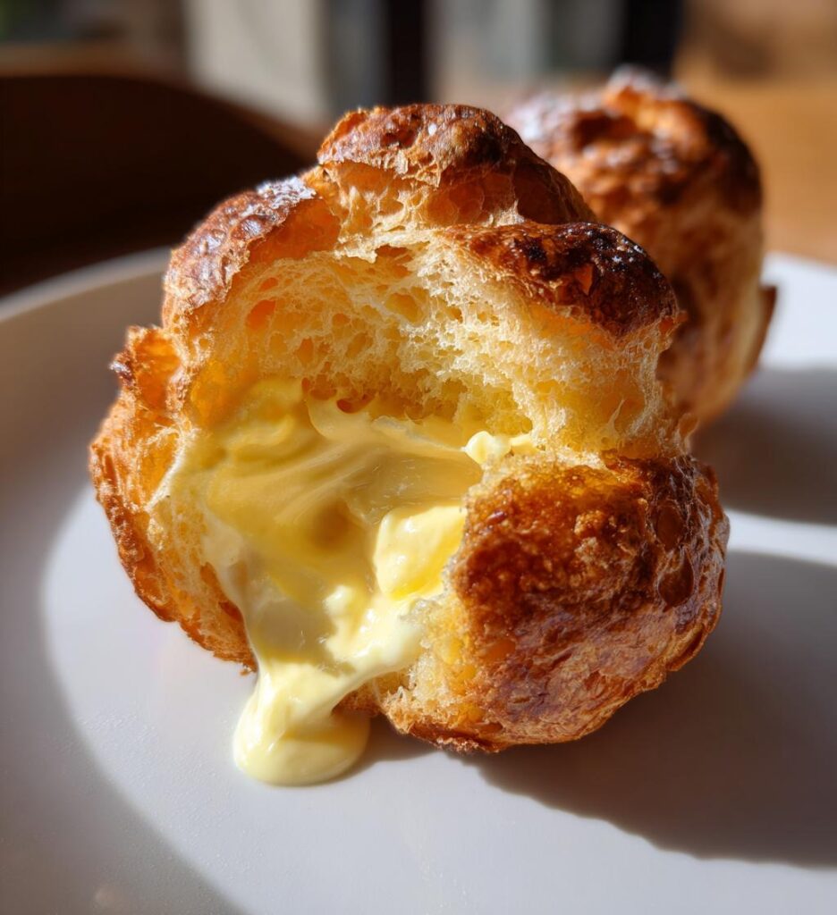 Bignè Salati (Savory Cream Puffs filled with mousse)