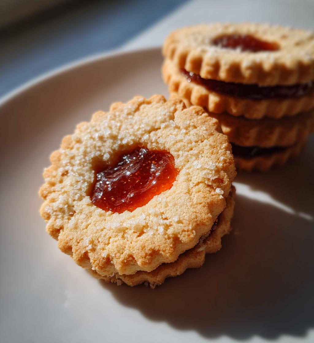 Biscotti Occhio di Bue alla Marmellata