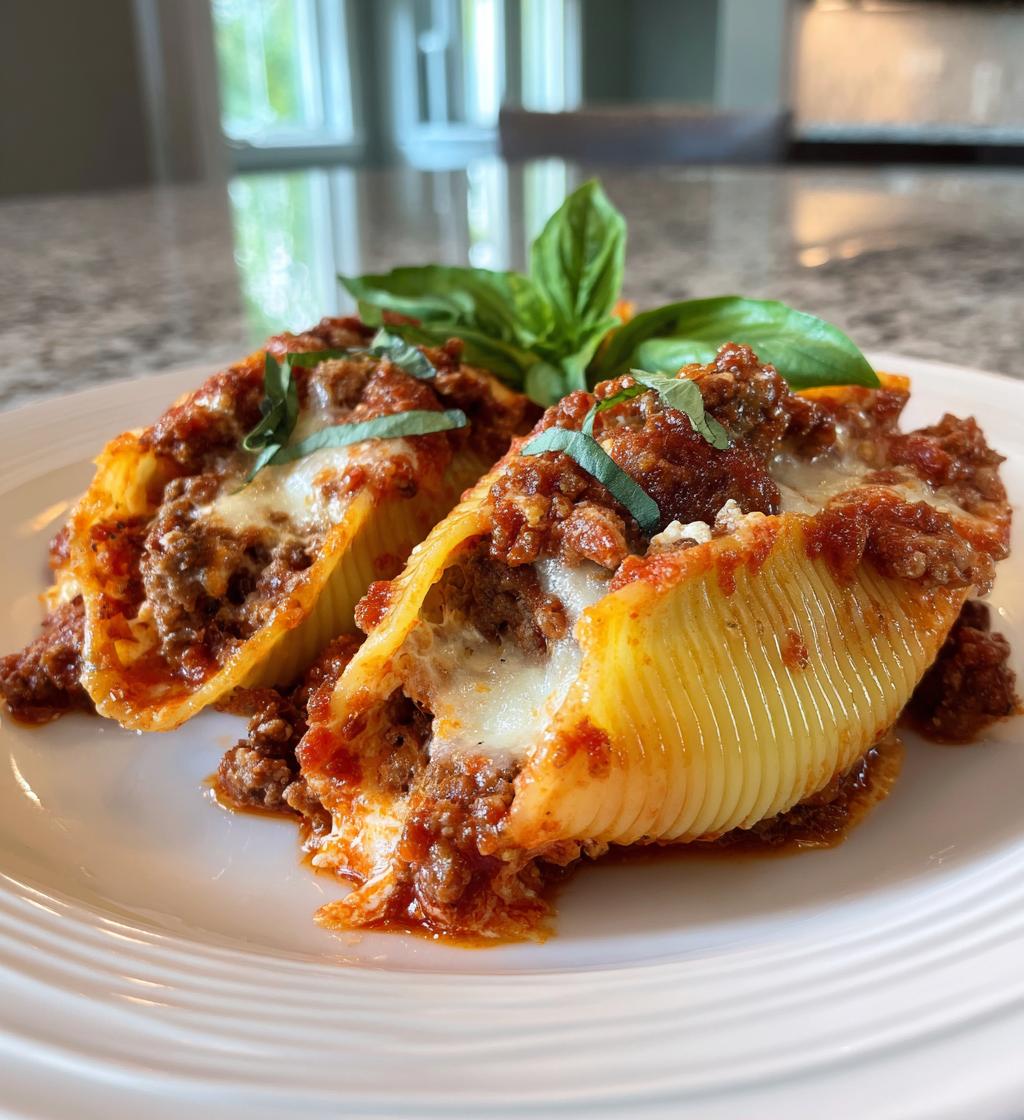 Conchiglioni Ripieni di Carne