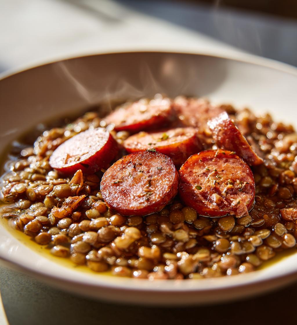 Cotechino e Lenticchie di Buon Augurio