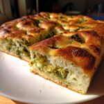 Focaccia Ripiena con Scarola e Acciughe