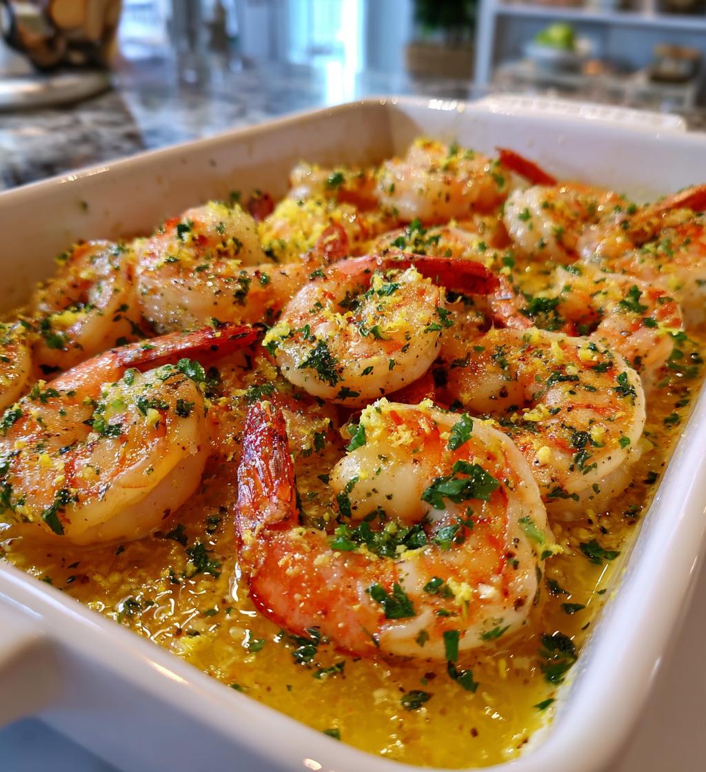 Gamberoni al Forno agli Agrumi