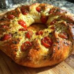 Ghirlanda di Sfoglia alle Olive e Pomodorini