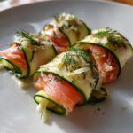 Girelle di Salmone (Salmon & Zucchini Roll-ups)