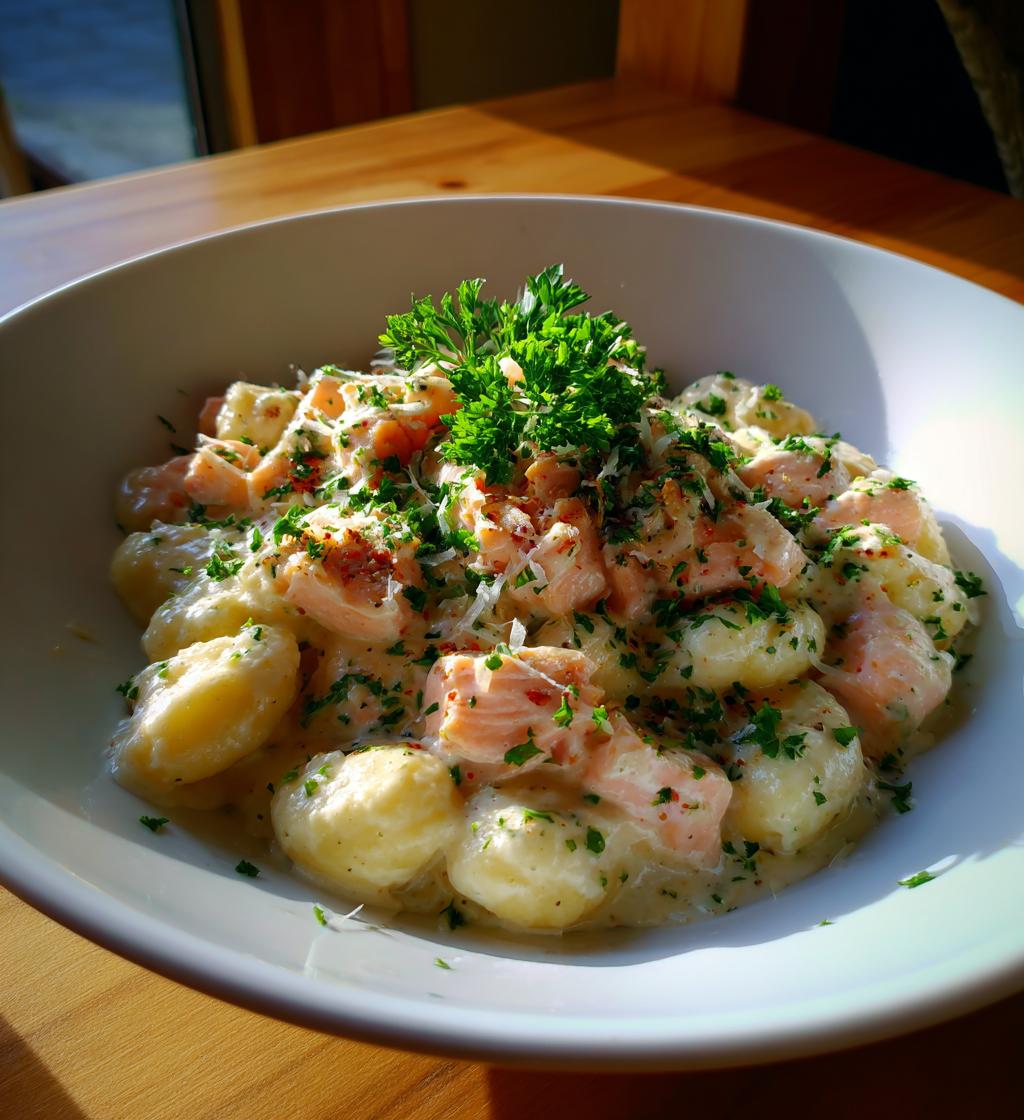 Gnocchi al Salmone (Creamy Salmon Gnocchi)