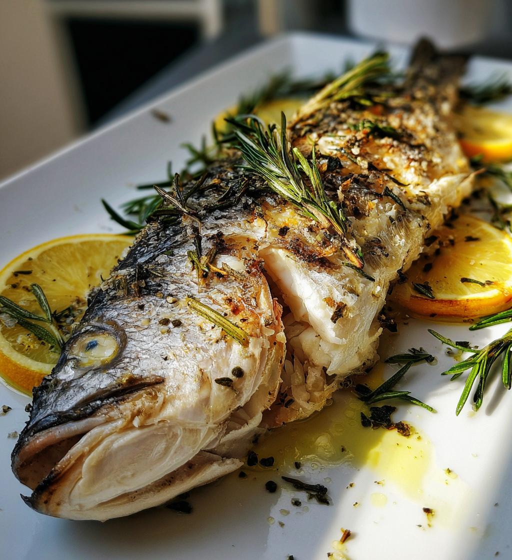 Orata al Sale con Erbe Aromatiche