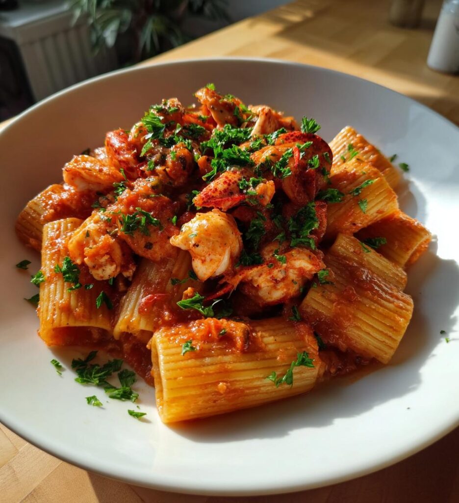 Paccheri all’Astice (Pasta with Lobster)