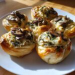 Vol-au-vent ai Funghi (Mushroom Puff Pastry Bites)