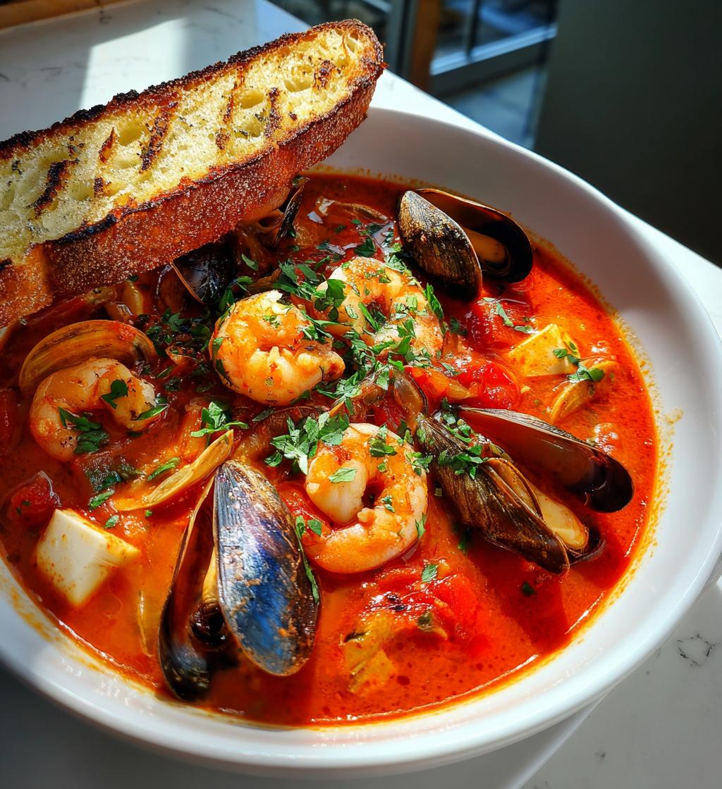 Zuppa di Pesce e Crostacei (Vigilia)