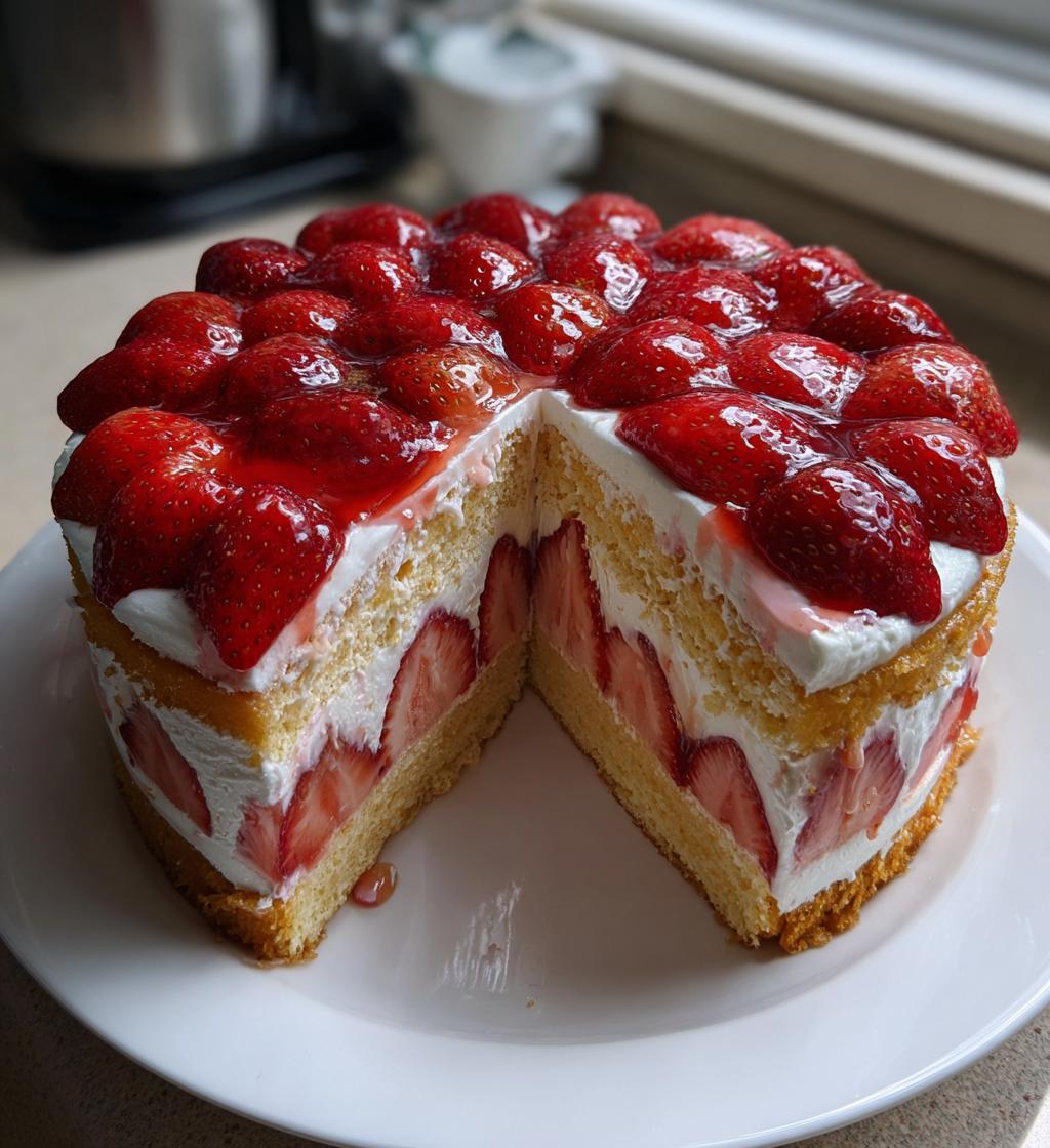 decorazioni torte con fragole