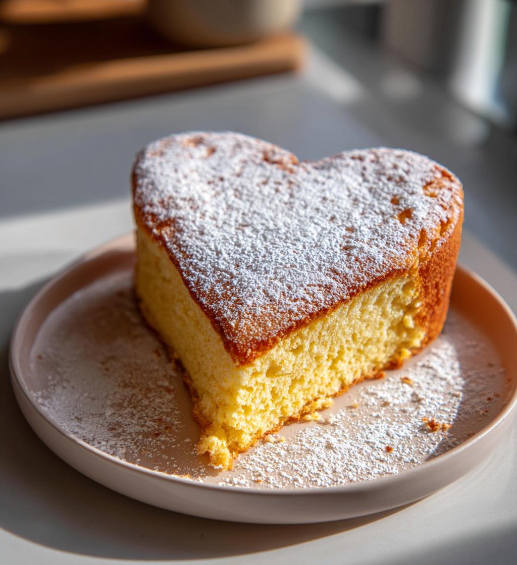 torta a forma di cuore