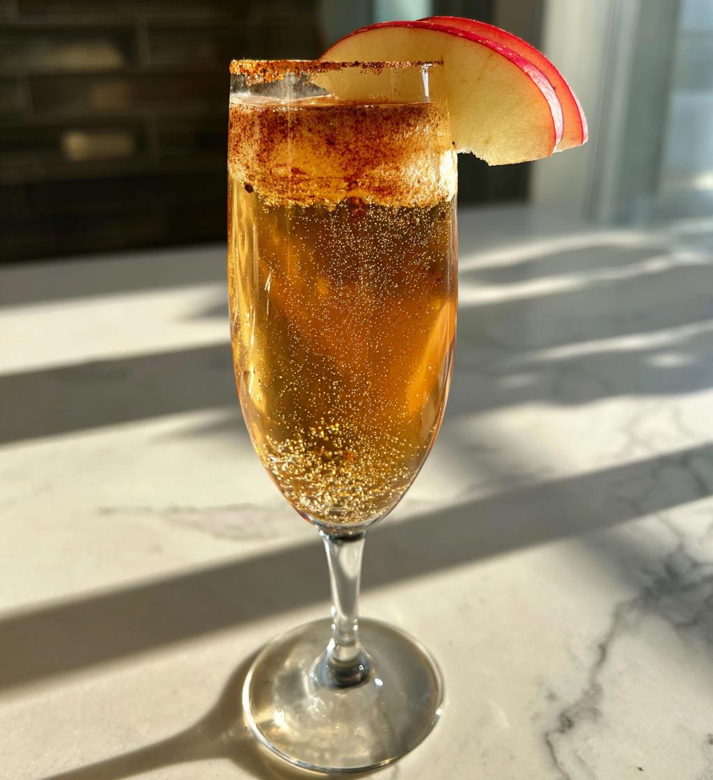 apple cider mimosa