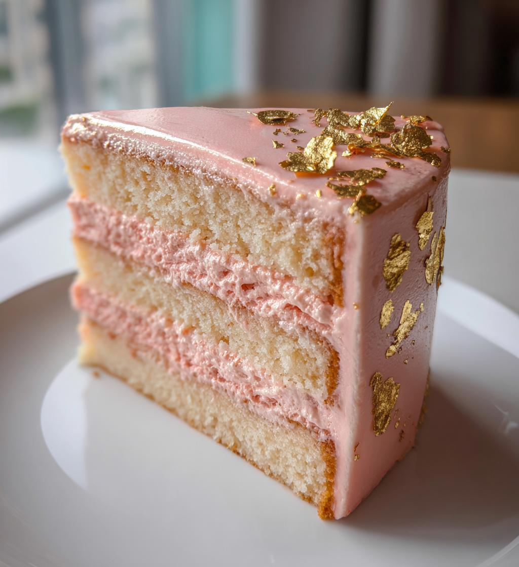 birthday cake rose gold