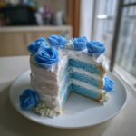 blue rose cake