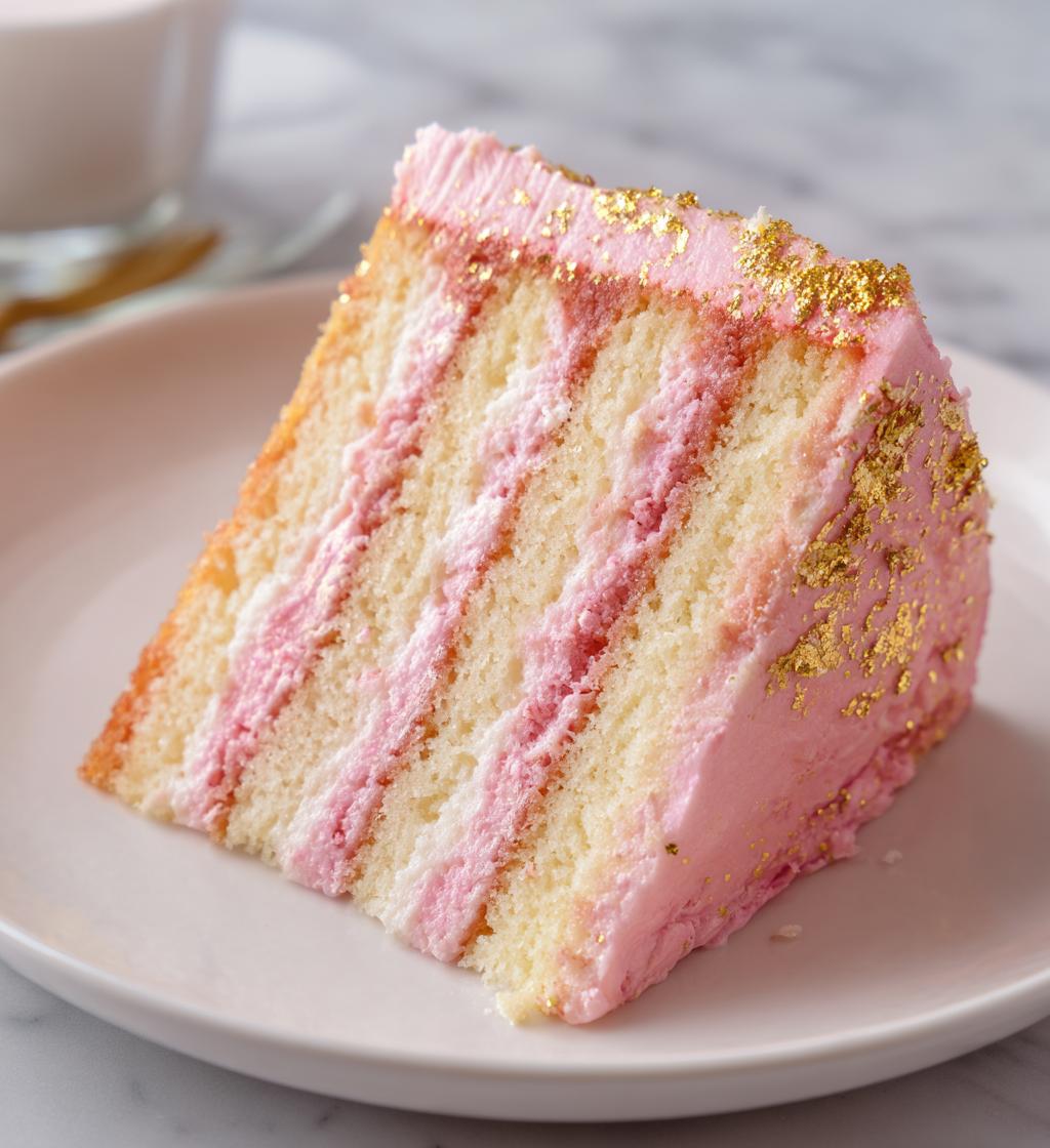 bolo rose com dourado