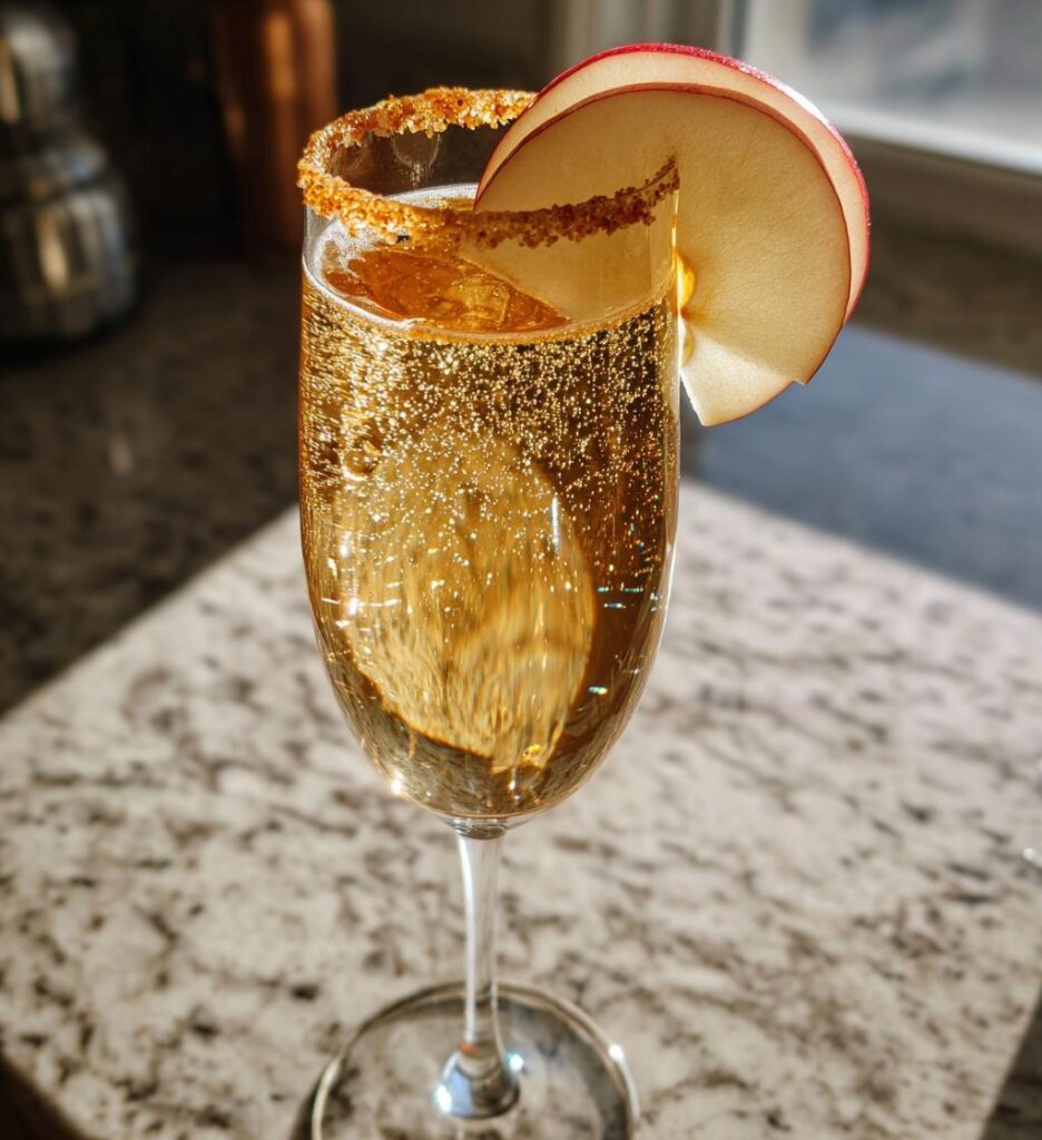 caramel apple mimosa