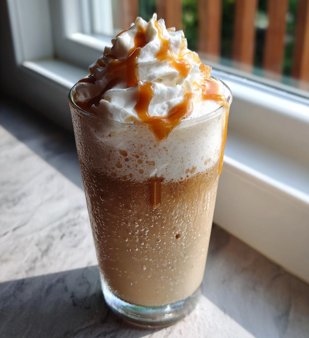 caramel frappe