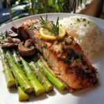 cena romantica en jardin