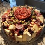 charcuterie board rose