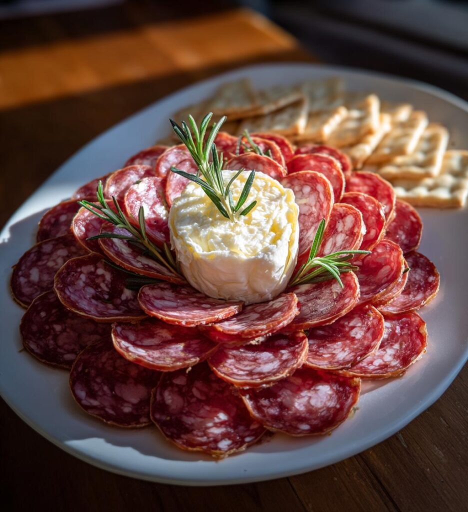 charcuterie rose how to