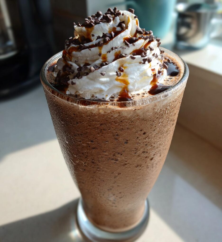 chocolate chip frappe recipe starbucks