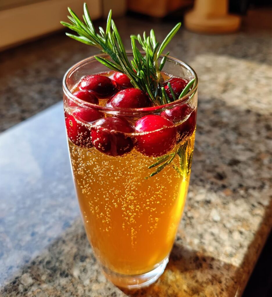 christmas mimosa bar
