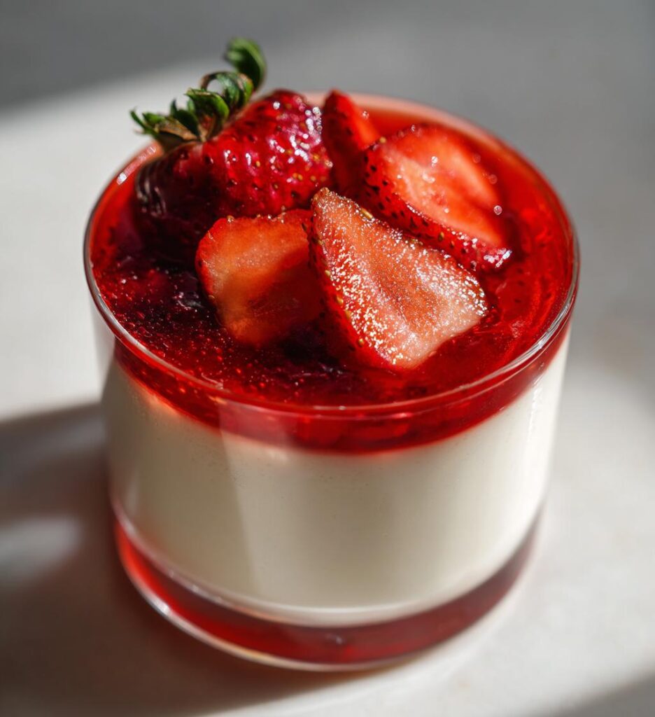 panna e fragole san valentino