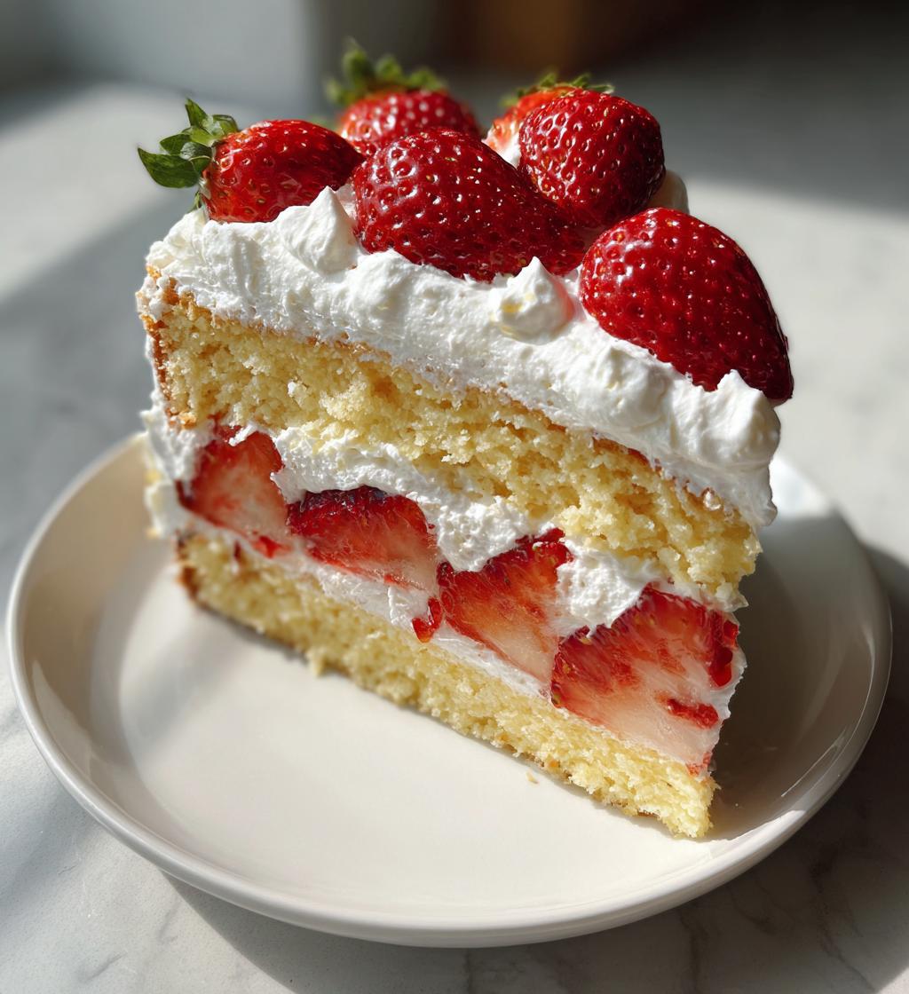 torta fragole cuore